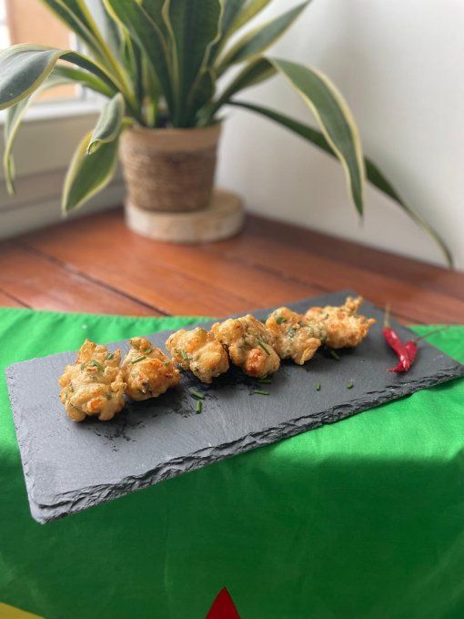accras de crevettes