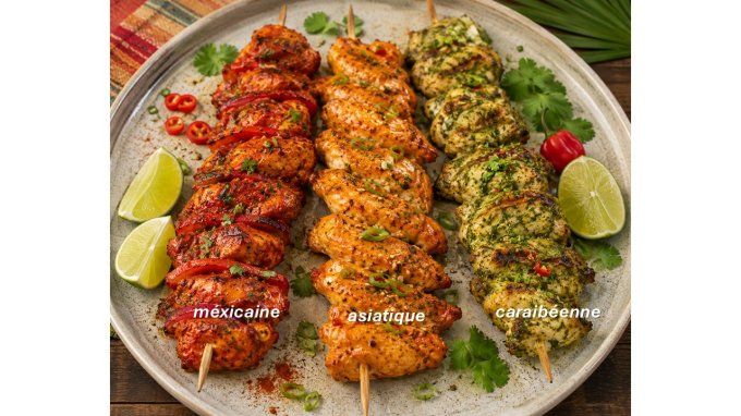 la brochette méxicaine