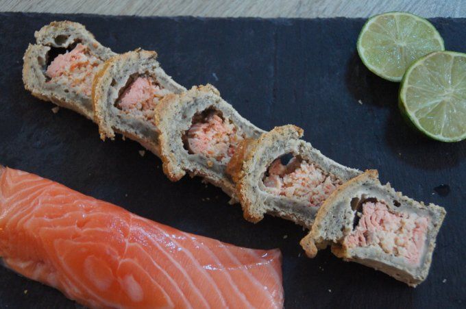 Le mini pâté en croûte saumon / crevettes